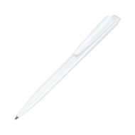 Ручка шарик/автомат "Dart Polished" 1,0 мм, пласт., глянц., белый, стерж. синий