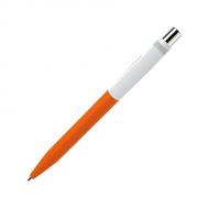 Ручка шарик/автомат "Dot GOM CB CR" 1,0 мм, пласт., софт., оранжевый, стерж. синий