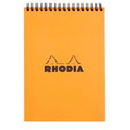 Блокнот A5  80л лин на гребне Rhodia Orange микроперфорация