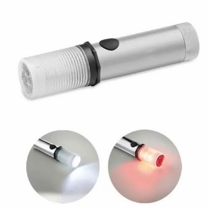 Фонарик LED "Guia" метал./пласт., с магнитом, упак., серый