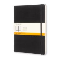 Блокнот А4- 190*250 мм, 96 л., тонир., лин. "Classic Xlarge" тверд. обл. полипропилен., на резинке, черный