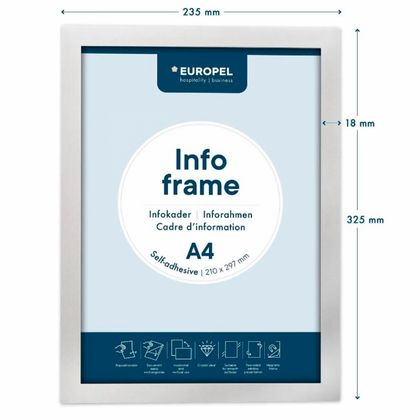 демопанель А4 "Europel" 2шт., настенная, самоклеящ., черный