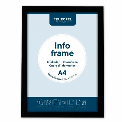 демопанель А4 "Europel" 2шт., настенная, самоклеящ., черный