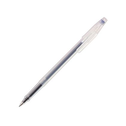 Ручка гелевая "Status" 0,5 мм, пласт., прозр., стерж. синий