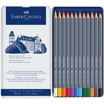 Карандаш акварельный "Goldfaber Aqua" 12 шт, в металлической упаковке