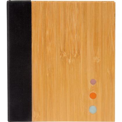 Бумага д/з на кл. осн. в наборе 120*108*21 мм "Bamboo Note" футляр кожзам., коричневый