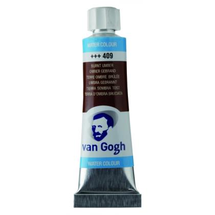 Краски акварельные "Van Gogh" 409 умбра жженая  10 мл., туба