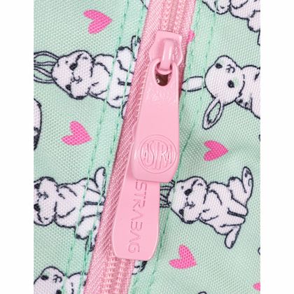 Рюкзак молодежный "Lovely bunny" полиэстер., уплот. спинка, мятный