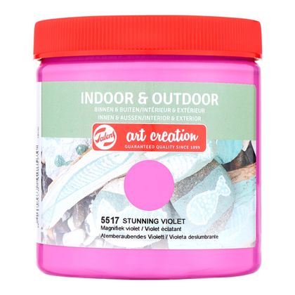 Краски декоративные "INDOOR & OUTDOOR" 5517 фиолетовый великолепный 250 мл.