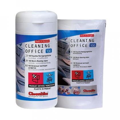 чист_сменный блок салфеток (100шт) Cleanlike с высоким содержанием спиртов