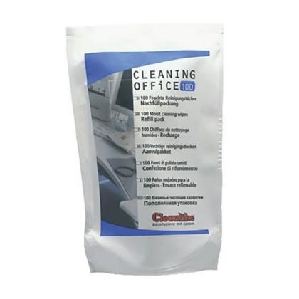 чист_сменный блок салфеток (100шт) Cleanlike с высоким содержанием спиртов