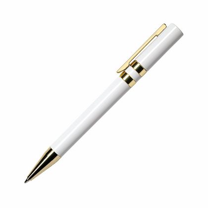 Ручка шарик/автомат "Ethic C GOLD" 1,0 мм, пласт./метал., глянц., черный/золотистый, стерж. синий