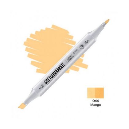 Маркер перм., худ. "Sketchmarker" двусторонний, O44, манго