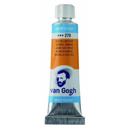 Краски акварельные "Van Gogh" 270 желтый AZO темный, 10 мл., туба