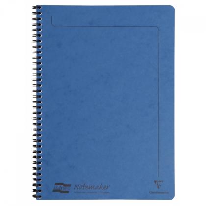 Блокнот А4 210*297 мм, 60 л., лин. "Clairefontaine Europa" спираль сбоку, обл. карт., черный