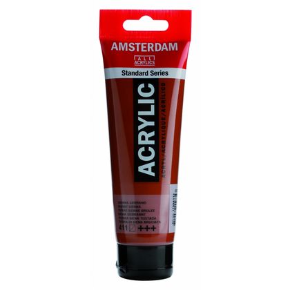 Краски акриловые "Amsterdam" 411 сиена жженая, 120 мл., туба
