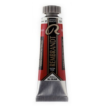 Краски масляные "Rembrandt" 324 краплак коричневый прочный, 15 мл., туба