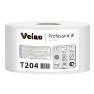 Бумага туалетная  Veiro Professional Comfort в средних рулонах 170 м, 2 слоя