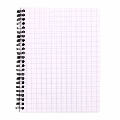 Блокнот А5+ 160*210 мм, 80 л., в клетку "Rhodia" спираль сбоку, оранжевый