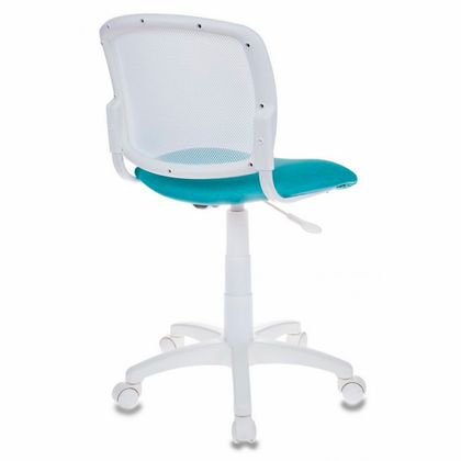 Кресло для детей Бюрократ CH-W296NX/15-48 спинка сетка белый TW-15 сиденье серый 15-48