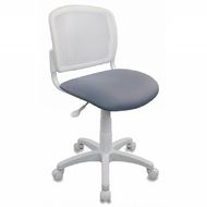 Кресло для детей Бюрократ CH-W296NX/15-48 спинка сетка белый TW-15 сиденье серый 15-48