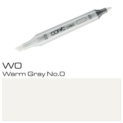 Маркер перм., худ. "Copic ciao" W-0, теплый серый №0