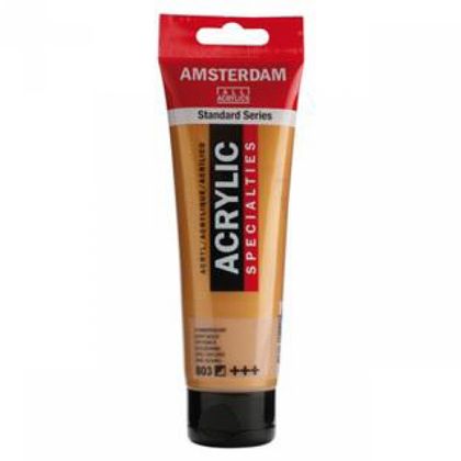 Краски акриловые "Amsterdam" 803 темное золото, 120 мл., туба