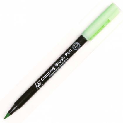 Маркер акварельный "Koi Color Brush" - мятный