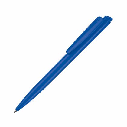 Ручка шарик/автомат "Dart Polished Basic" 1,0 мм, пласт., глянц., белый/желтый, стерж. синий