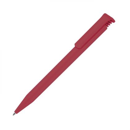 Ручка шарик/автомат "Super Hit Matt" 1,0 мм, пласт., матов., т.-красный, стерж. синий