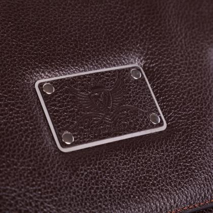 Портфель д/документов "178-BR" кож., коричневый