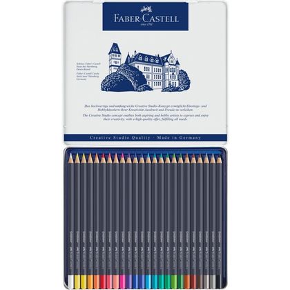 Карандаш акварельный "Goldfaber Aqua" 24 шт, в металлической упаковке