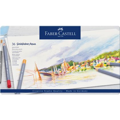 Карандаш акварельный "Goldfaber Aqua" 24 шт, в металлической упаковке