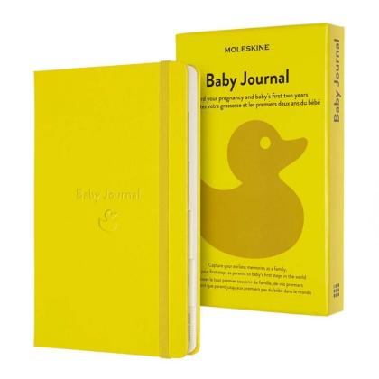 Блокнот А5 130*210 мм, 200 л., тонир., лин. "Passion Baby Large" тверд. обл. полипропилен., на резинке, подарочн. упак., желтый