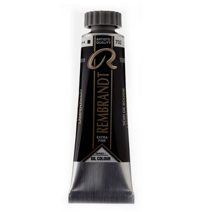 Краски масляные "Rembrandt" 702 сажа газовая, 15 мл., туба