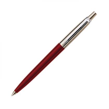 Ручка шарик/автомат "Jotter Core K63 Kensington Red CT" 1 мм, метал., подарочн. упак., красный/серебристый, стерж. синий