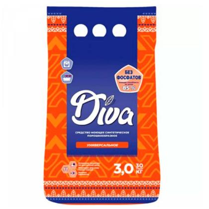 Порошок стиральный Diva 3кг универсальный