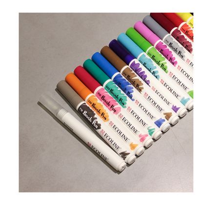 Маркер акварельный "Ecoline" 654 сосновый зеленый