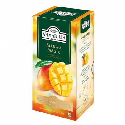 Чай "Ahmad Tea" 25 пак*1,5 гр., черный, с ароматом манго, Mango Magic