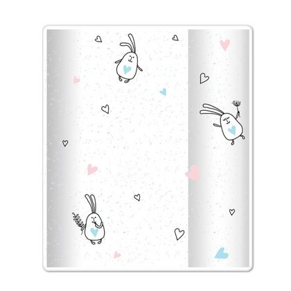 Обложка д/тетрадей "Bunny" А5, 35*21 см., полипроп., 100 мкм., с клапаном, разноцветный