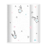 Обложка д/тетрадей "Bunny" А5, 35*21 см., полипроп., 100 мкм., с клапаном, разноцветный