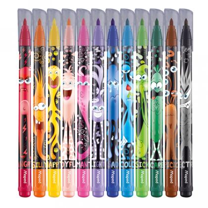 Фломастеры "Color Peps Monster" 12 шт.