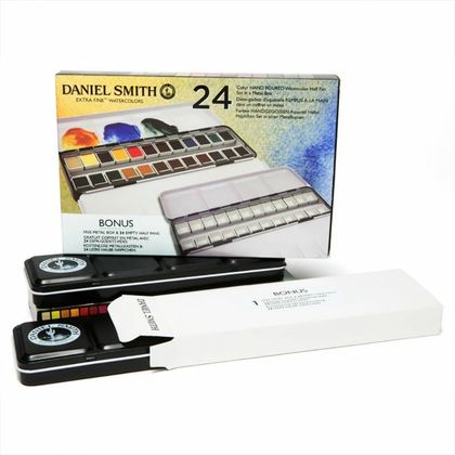 Набор акварели Daniel Smith "Extra fine" , 12 цветов, кюветы