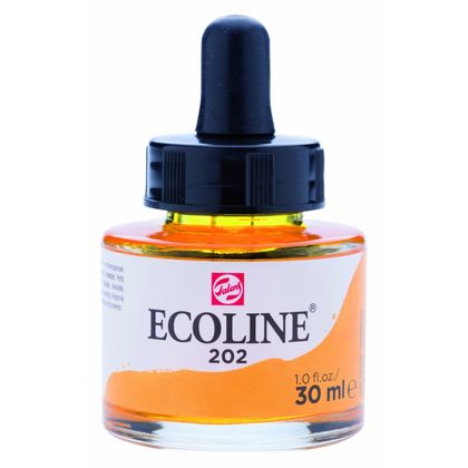 Краски жидкая акварель "ECOLINE" 202 желтый темный, 30 мл.