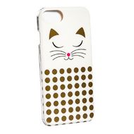 Чехол-клипкейс д/iPhone 6S/7/8 "White Cat" пласт., бежевый/коричневый