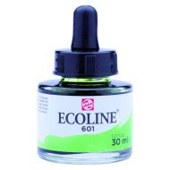 Краски жидкая акварель "ECOLINE" 601 зелёный светлый 30 мл.