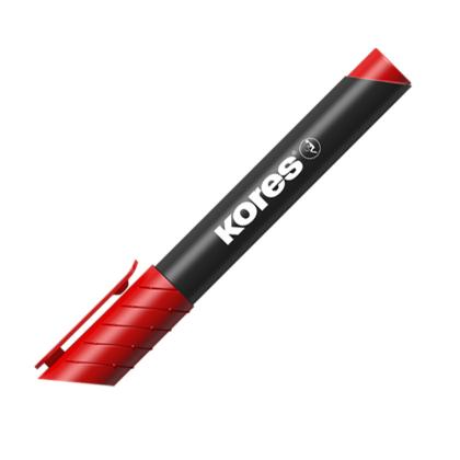 Маркер перм. "Kores" 3,0 мм, краcный