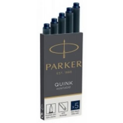 Чернильный патрон 75 мм. "Parker" 5 шт./уп., длин., синий