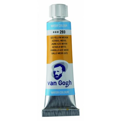 Краски акварельные "Van Gogh" 269 желтый AZO средний, 10 мл., туба