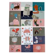 Альбом д/рисования A4 40 л. "Animals" на склейке, ассорти